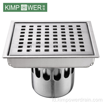 Pembuangan shower stainless steel sikat